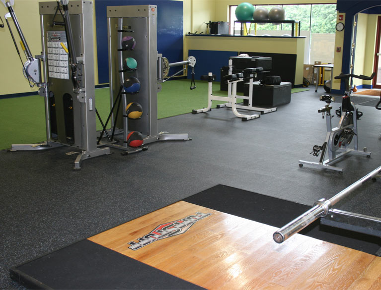 McGovern Physical Therapy Fitness Turf & Rubber Flooring
