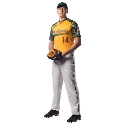 Champro Fitted 2 Button Placket Jersey - JUICE