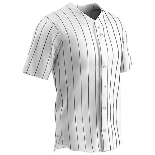 Champro Ace Pro Style Button Front Jersey Pinstripe