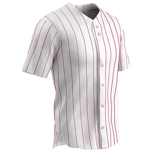 Champro Ace Pro Style Button Front Jersey Pinstripe
