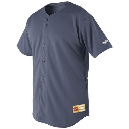 Rawlings Plated Plus Men's Full Button Jersey