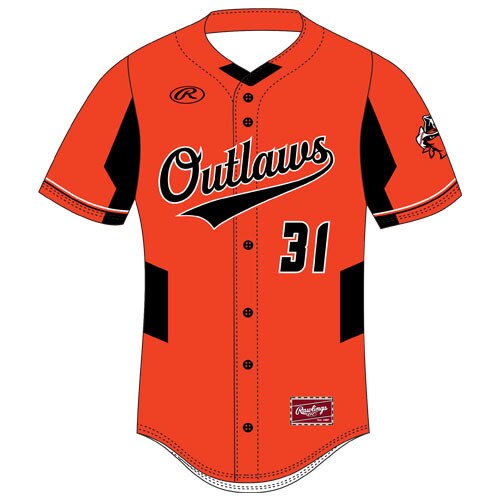 Rawlings MBFB Full Button Front Jersey