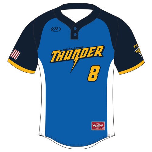 Rawlings HRD2B 2-Button Pullover Jersey