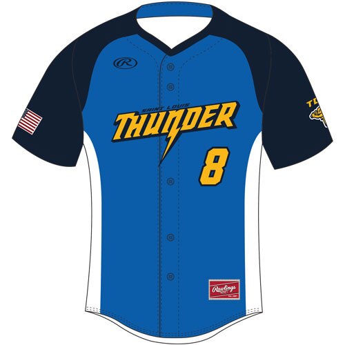 Rawlings HRDFB Full Button Front Jersey