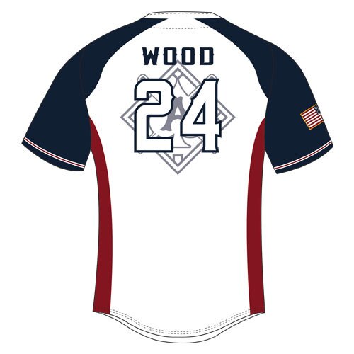 Rawlings HRDFB Full Button Front Jersey