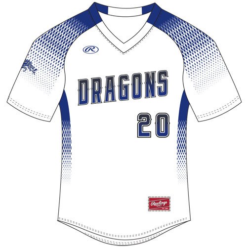 Rawlings ARZVN V-Neck Pullover Jersey
