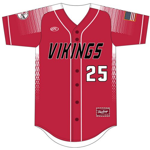 Rawlings ARZJ Full Button Front Jersey