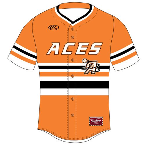 Rawlings HOUSFB Full Button Front Jersey