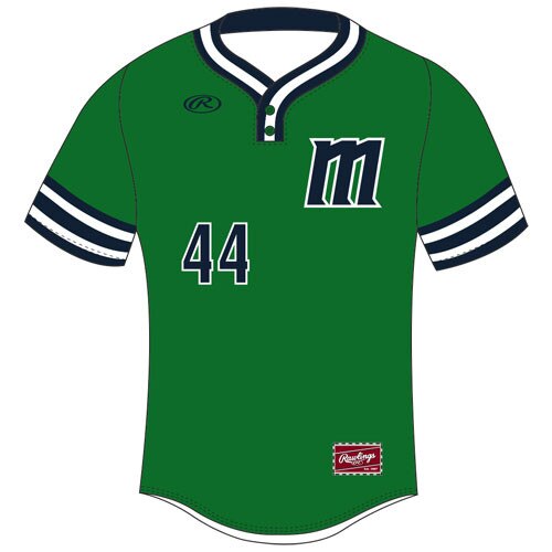 Rawlings ROAK2B 2-Button Pullover Jersey