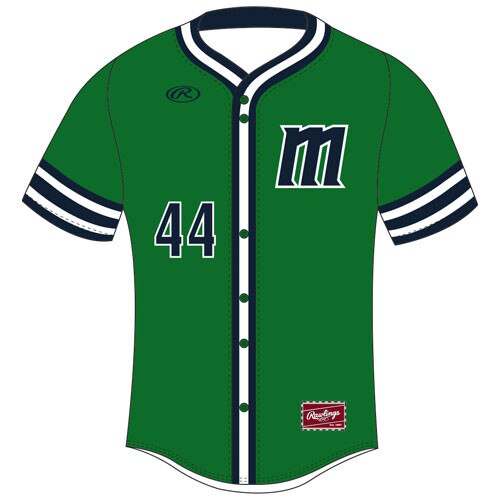 Rawlings ROAKFB Full Button Front Jersey