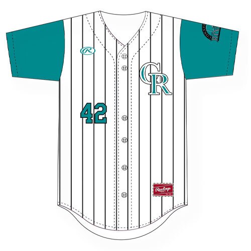 Rawlings CS10CVF Full-Button Front Jersey