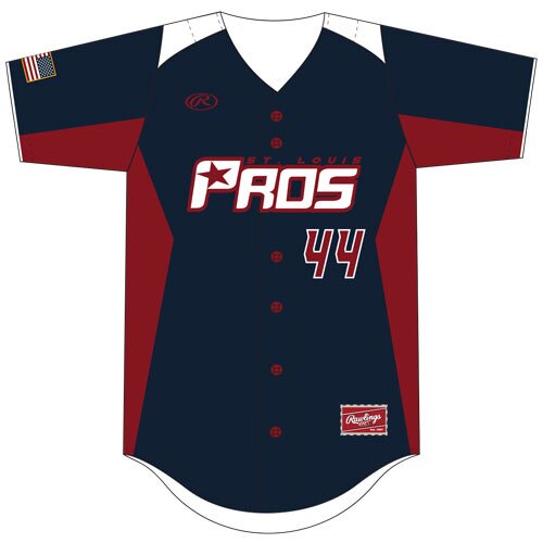 Rawlings KLBPJVF Full Button Front Jersey