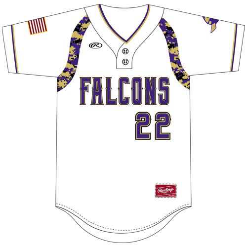 Rawlings CJP2VF 2-Button Pullover Jersey