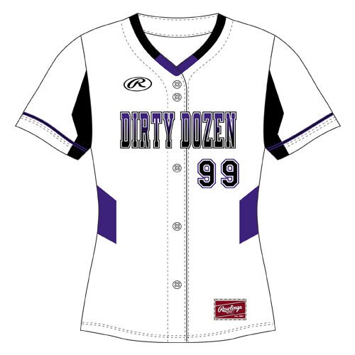 Rawlings WMBFB Full-Button Front Jersey
