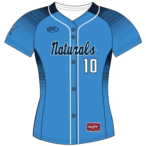 Rawlings WARZJ Full-Button Front Jersey