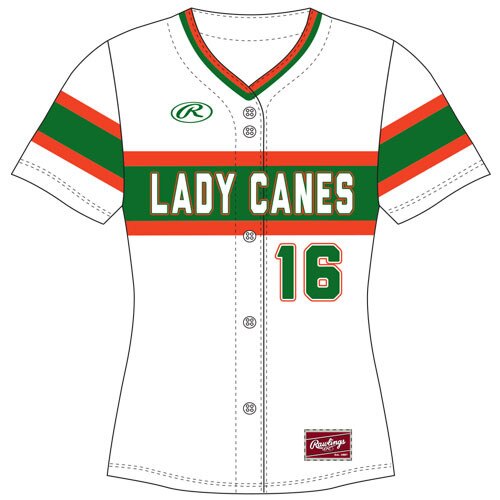 Rawlings WCHIFB Full-Button Front Jersey