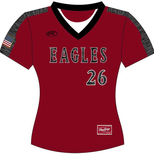 Rawlings WCLNCHJ V-Neck Jersey