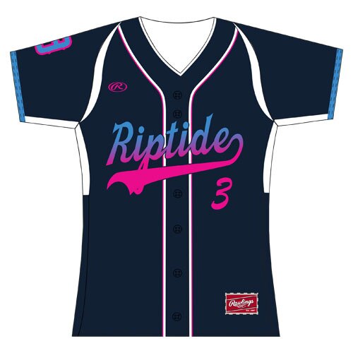 Rawlings CWMFFVF Full Button Jersey