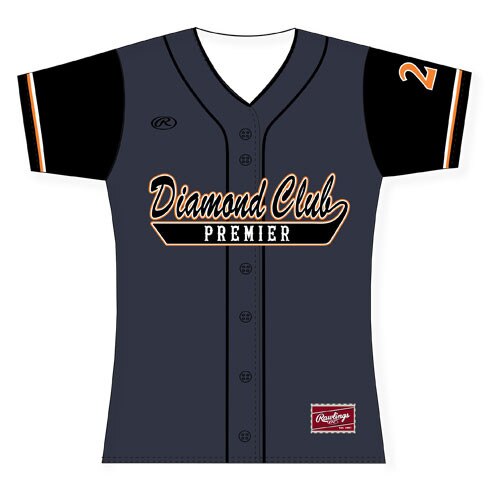 Rawlings FXCFJVF Full Button Front Jersey