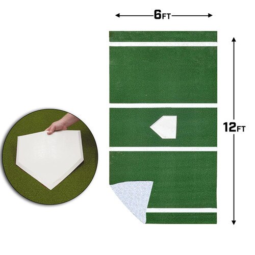 The Batting Mat Pro Baseball Batting Mat from On Deck Sports