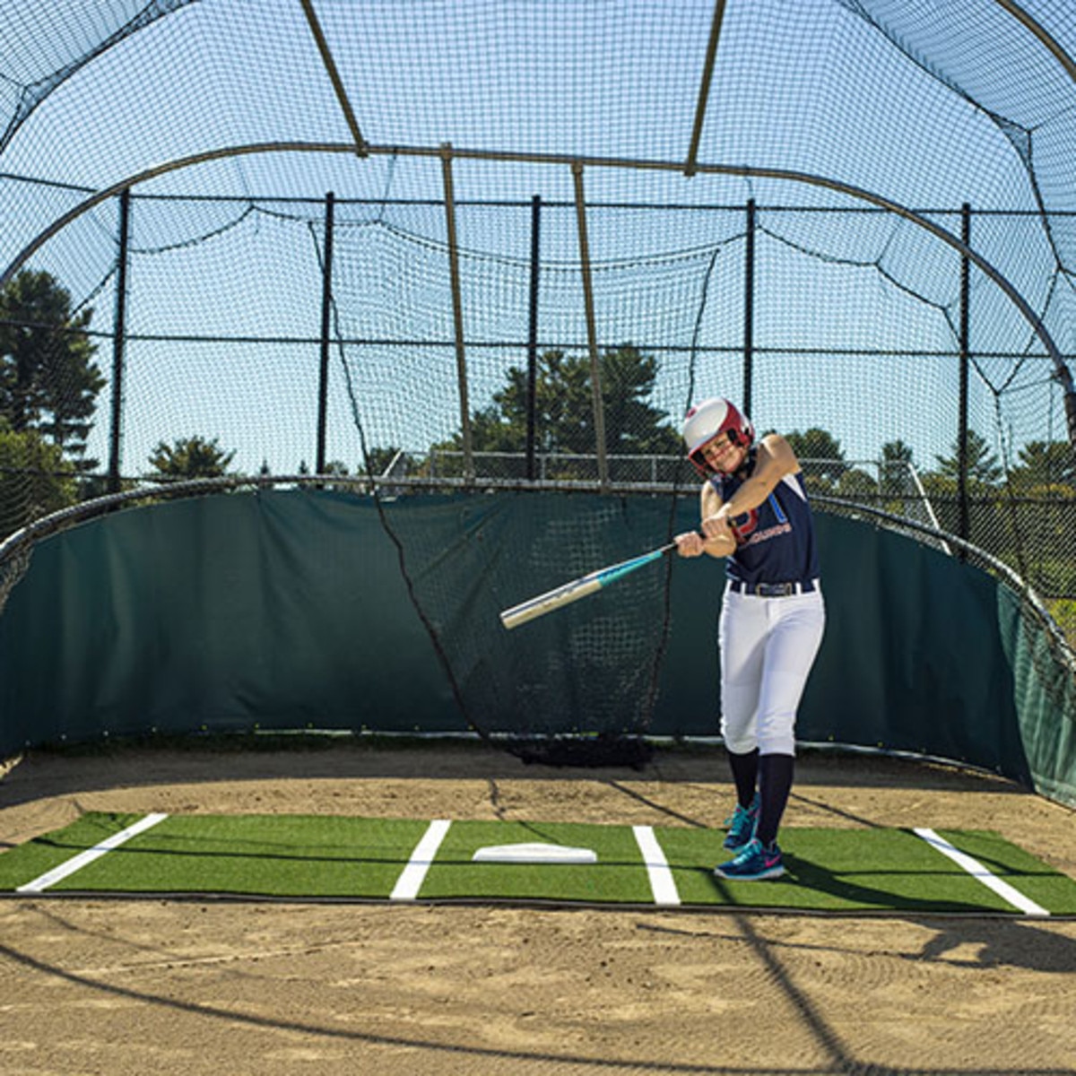 12' x 7' Softball Batting Mat Pro for Indoor & Outdoor Use