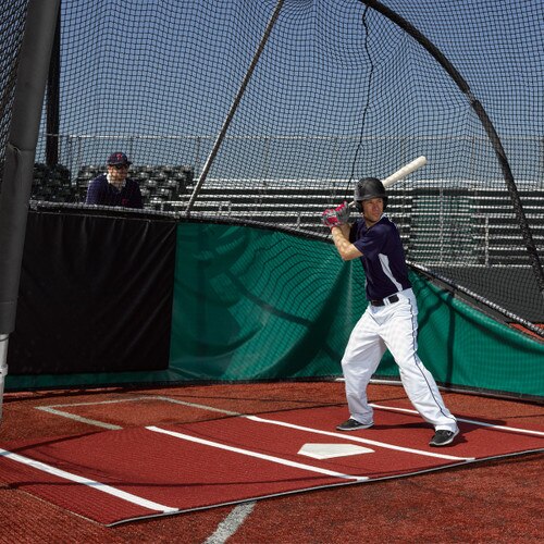 Softball Batting Mat Pro in Clay Color