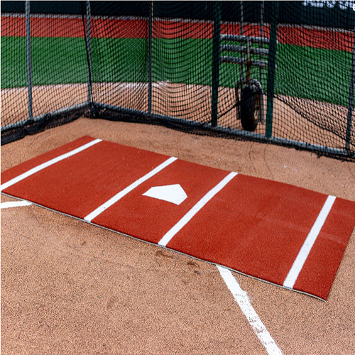 12' x 6' Clay Batting Mat Pro with Inlaid Home Plate