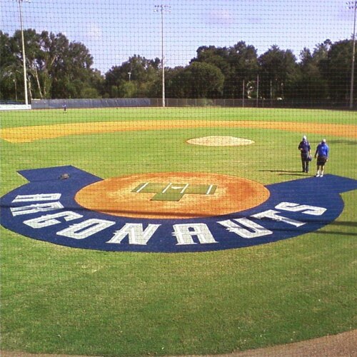 5' Custom Home Plate Halo with Wings from On Deck Sports