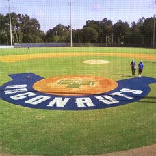 5' Custom Home Plate Halo with Wings from On Deck Sports