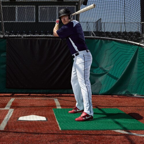 3' x 5' Green Stance Batting Mat Pro