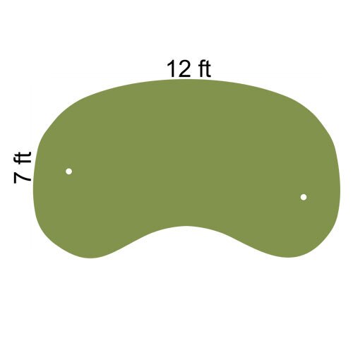 Outdoor Putting Green Surface - No Fringe