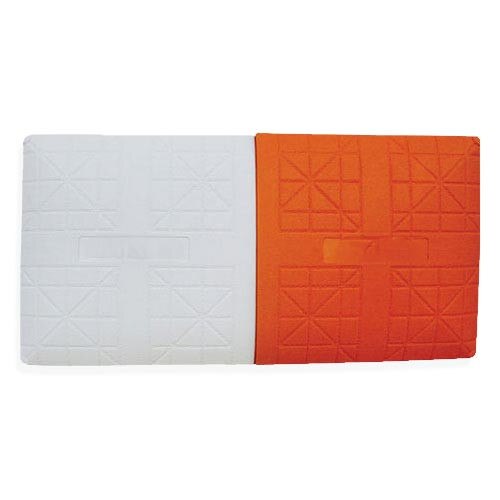 Two Pro-Style Rubber Bases And A Double 1st Base for Softball Fields