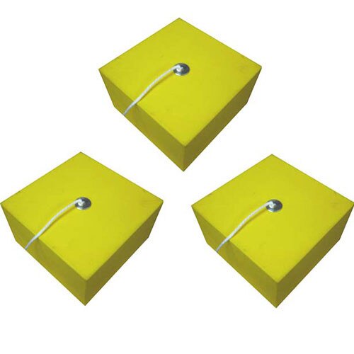Set of Three Plugs For In-Ground Mounts for Baseball & Softball Bases