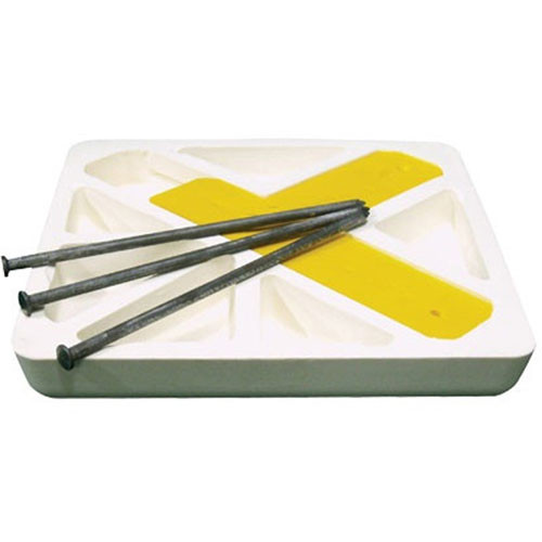 Set of Three Soft Touch Spike Down Bases for Baseball & Softball Fields, Bases Only