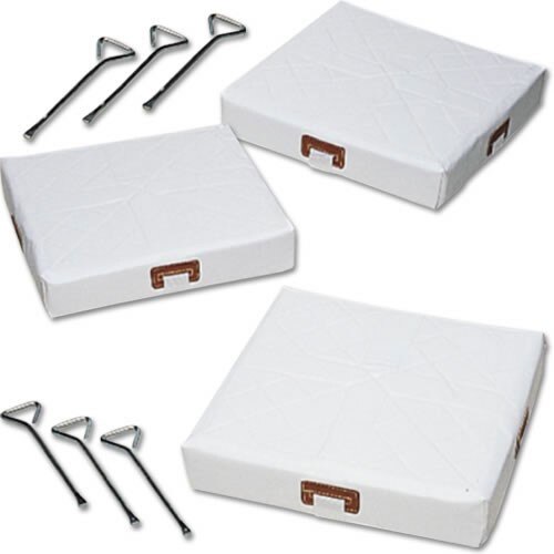 Official Size Heavy Duty Vinyl Bases for Baseball