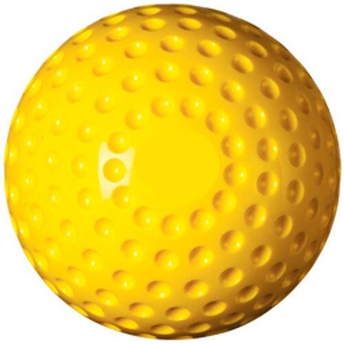 Dimpled Yellow Pitching Machine Baseballs from On Deck Sports