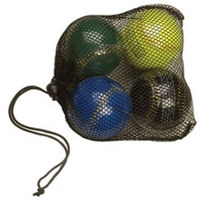 Set of Four Weighted Training Baseballs with Mesh Carry Bag from On Deck Sports