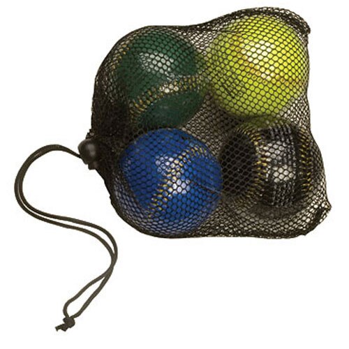 Set of Four Weighted Training Baseballs with Mesh Carry Bag from On Deck Sports