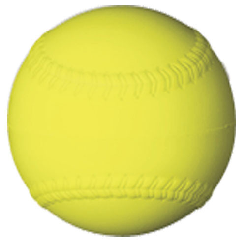 Yellow Safety Softball from On Deck Sports