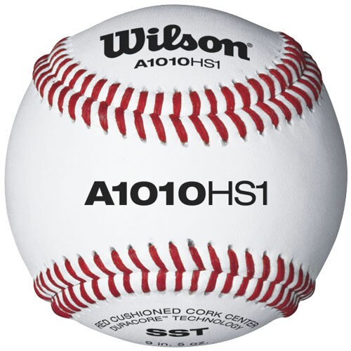 Wilson A1010BHS1SST Raised Seam Baseballs for High School Baseball from On Deck Sports