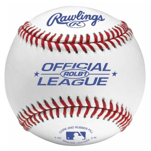 Rawlings ROLB1 Raised Seam Official League Baseballs from On Deck Sports
