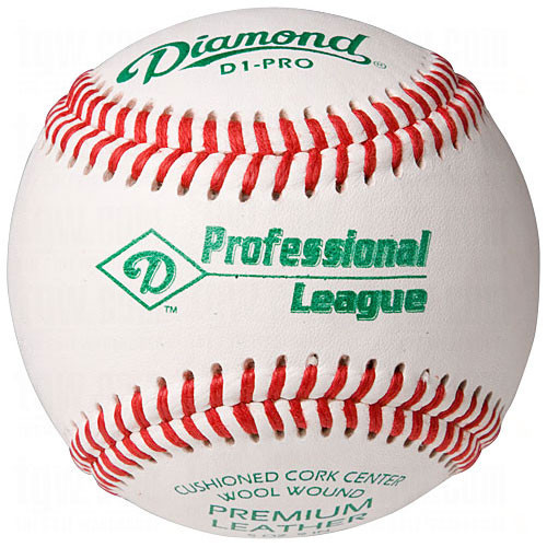 One Dozen Diamond D1-PRO DS Raised Seam Professional League Baseballs from On Deck Sports