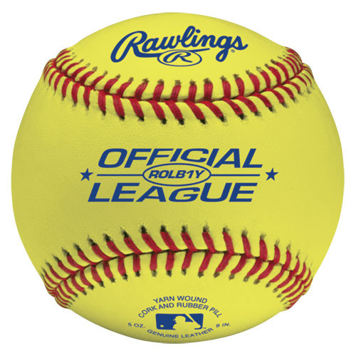 Optic Yellow Rawlings ROLB1Y Softballs from On Deck Sports
