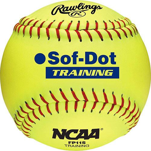 11" Rawlings NCAA Soft Training Softballs from On Deck Sports