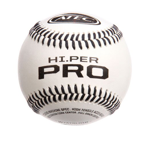 One Dozen Atec HI.Per Pro Leather Pitching Machine Baseballs