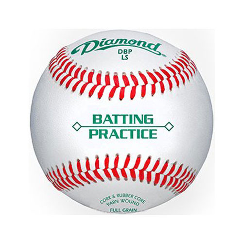 One Dozen Diamond Batting Practice Baseballs from On Deck Sports