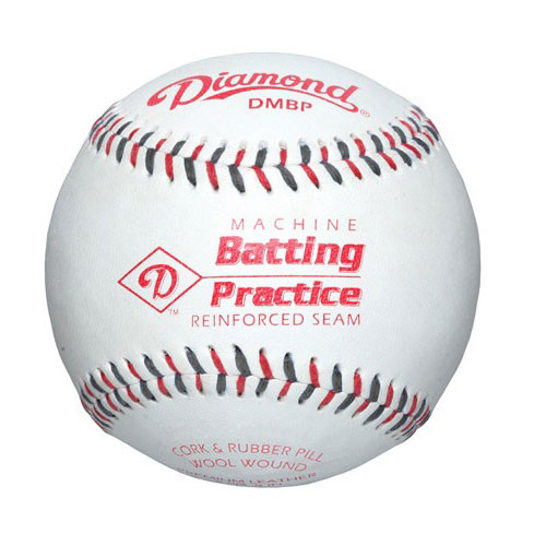 One Dozen Diamond Leather Pitching Machine Baseballs from On Deck Sports