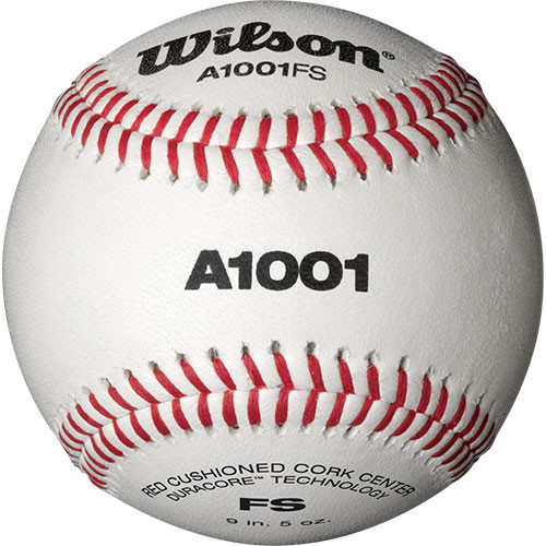 One Dozen Wilson A1001 Flat Seam Baseballs from On Deck Sports
