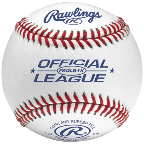 Rawlings FSOLB1X Flat Seam Official League Practice Baseballs