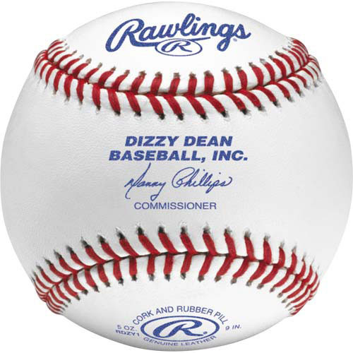 One Dozen Rawlings RDZY1 Raised Seam Dizzy Dean League Baseballs